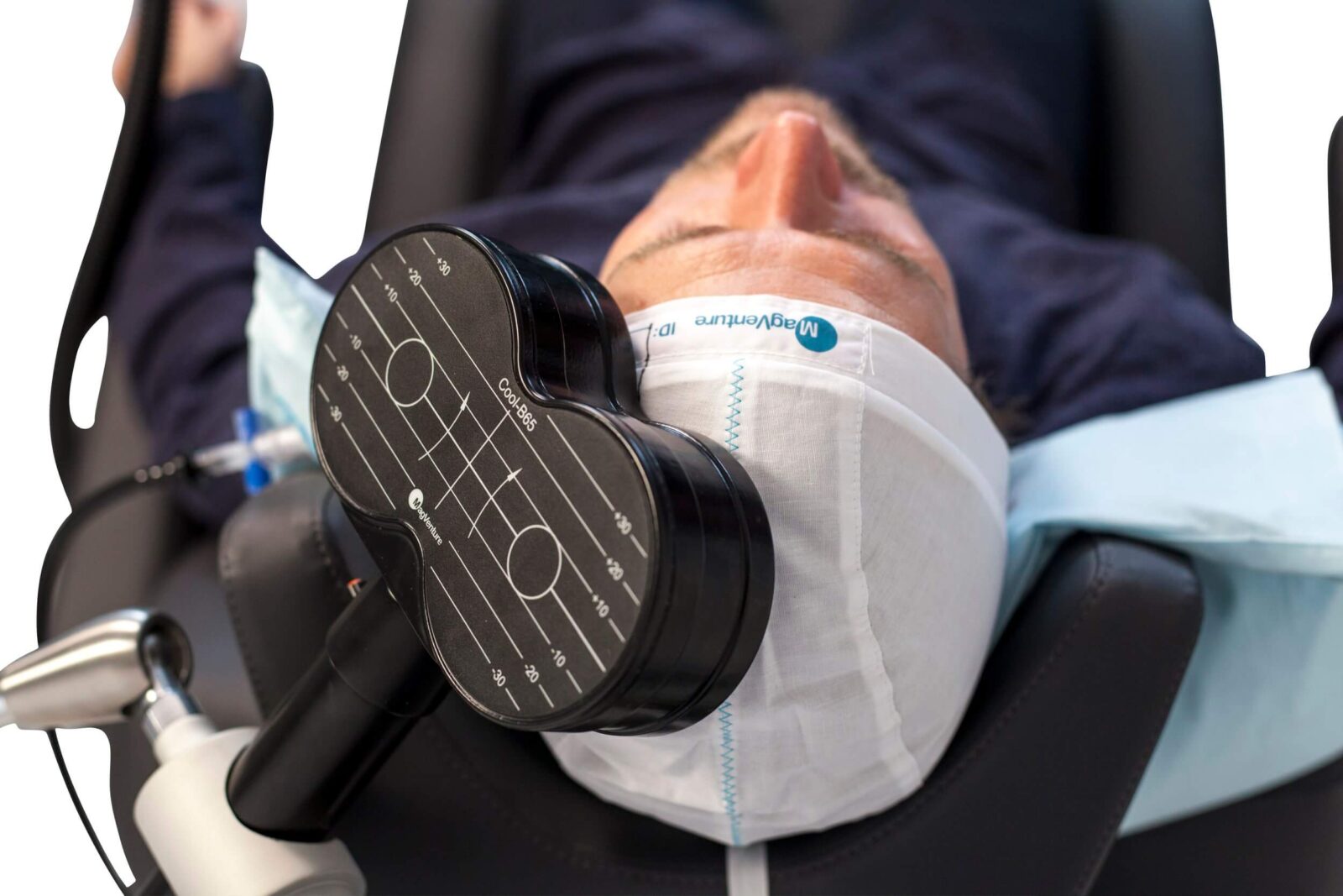 Man undergoes treatment in clinic