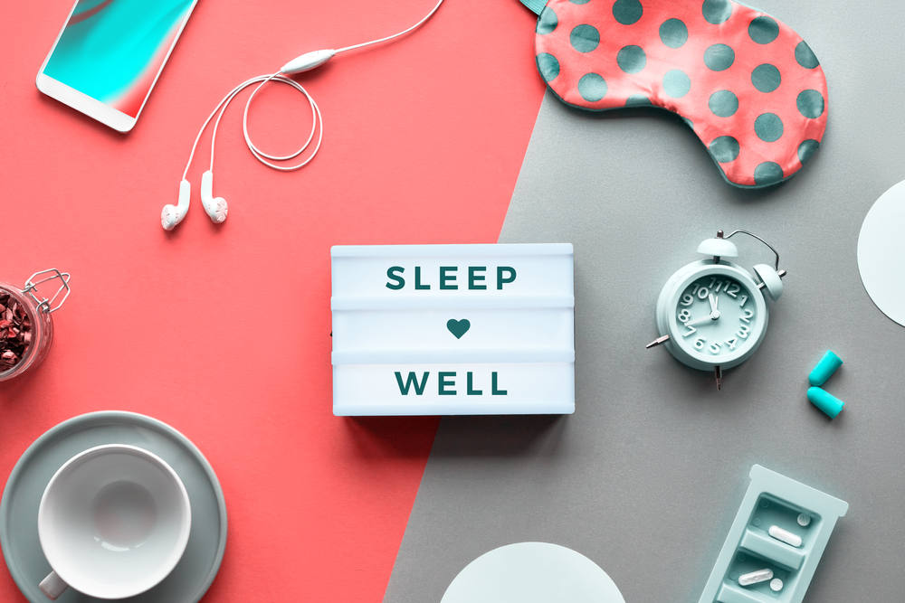 Text,"sleep,Well",On,Trendy,Lightbox.,Coral,Sleep,Mask,With